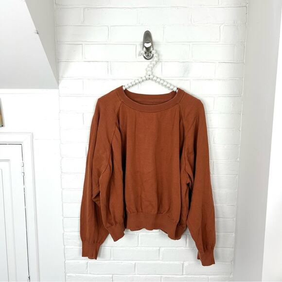 Christy Dawn Rust Burnt Orange Knit Sonny Sweater Size XL - Picture 3 of 11